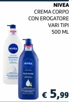 Coop Nivea crema corpo offerta