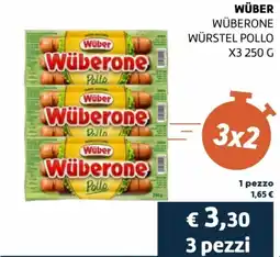 Coop Wüber Wüberone Würstel Pollo offerta