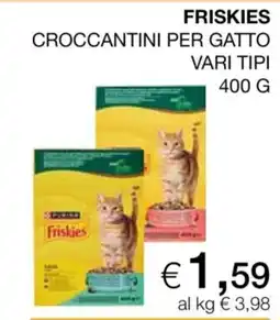 Coop Friskies croccantini per gatto offerta