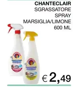 Coop Chanteclair sgrassatore spray offerta