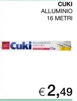 Coop Cuki alluminio offerta