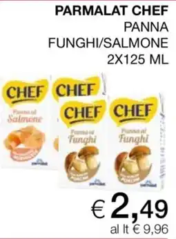 Coop Parmalat Chef Panna Funghi/Salmone offerta