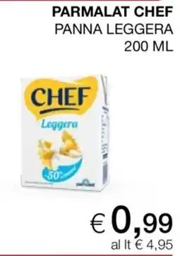 Coop Parmalat Chef Panna Leggera offerta