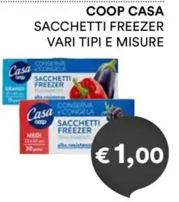 Coop Sacchetti freezer Casa Coop offerta