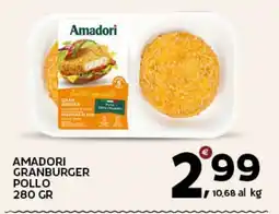 Extra Supermercati Amadori Granburger Pollo offerta