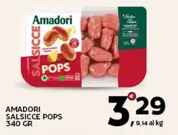 Extra Supermercati Amadori Salsicce Pops offerta