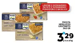 Extra Supermercati Frosta merluzzo gratinato offerta