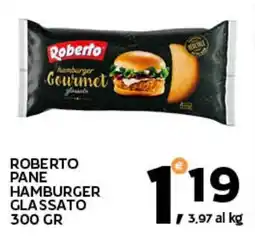 Extra Supermercati Roberto pane hamburger glassato offerta