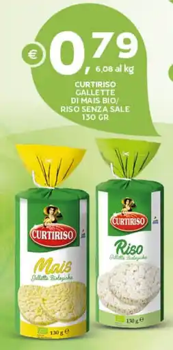 Extra Supermercati Curтирисо Gallette di mais bio / Riso senza sale offerta