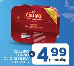 Extra Supermercati Callipo tonno all'olio di oliva offerta