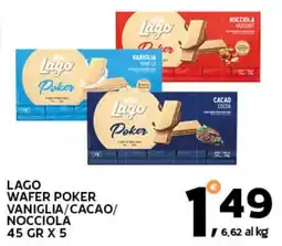 Extra Supermercati Lago wafer poker offerta