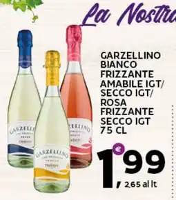 Extra Supermercati Garzellino bianco frizzante amabile igt/ secco igt/ rosa frizzante secco igt offerta