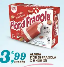 Extra Supermercati Algida fiordi fragola offerta