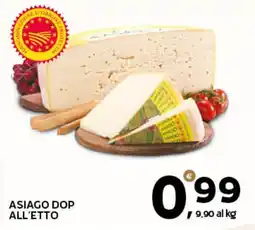 Extra Supermercati Asiago Dop all'etto offerta