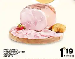 Extra Supermercati Parmacotto Prosciutto Cotto offerta