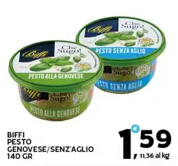 Extra Supermercati Biffi pesto genovese/senza aglio offerta