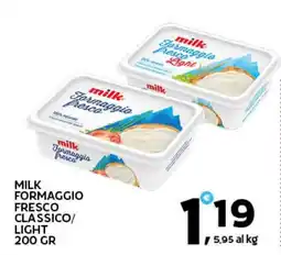 Extra Supermercati Milk Formaggio Fresco offerta
