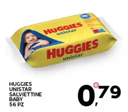Extra Supermercati Huggies unistar salviettine baby offerta
