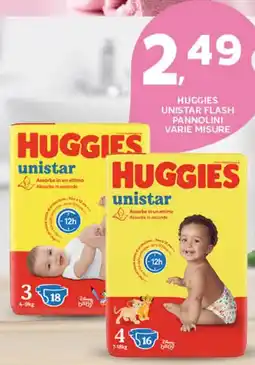 Extra Supermercati Huggies unistar offerta