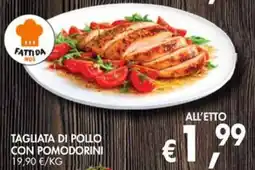 èccoMI Tagliata di pollo con pomodorini offerta