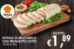 èccoMI Sfoglia di mozzarella con prosciutto cotto offerta