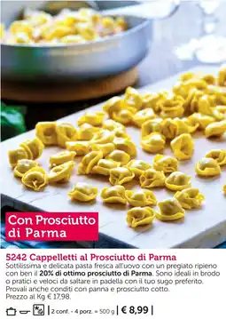 Bofrost Cappelletti al Prosciutto di Parma offerta