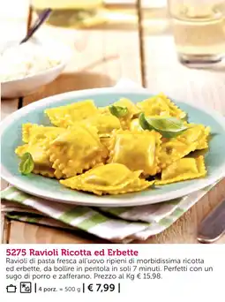 Bofrost Ravioli Ricotta ed Erbette offerta