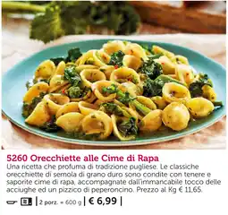 Bofrost Orecchiette alle Cime di Rapa offerta