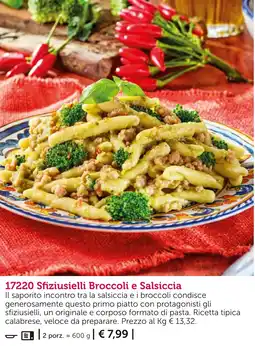 Bofrost Sfiziusielli Broccoli e Salsiccia offerta