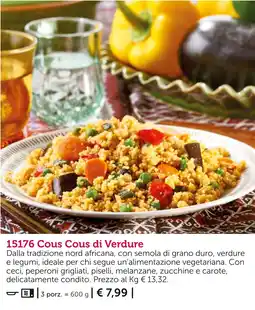 Bofrost Cous Cous di Verdure offerta