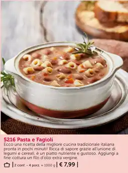 Bofrost Pasta e Fagioli offerta