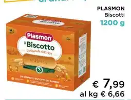 Coop Plasmon Biscotti offerta