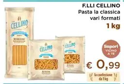 Coop F.LLI CELLINO Pasta la classica vari formati offerta