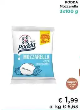 Coop PODDA MOZZARELLA offerta