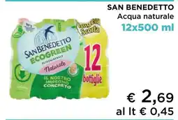 Coop SAN BENEDETTO ACQUA NATURALE offerta