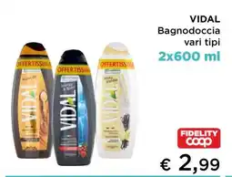 Coop VIDAL Bagnodoccia vari tipi offerta
