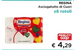 Coop REGINA Asciugatutto di Cuori offerta