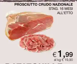 Coop Prosciutto Crudo Nazionale offerta