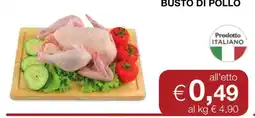 Coop BUSTO DI POLLO offerta