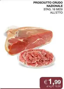 Coop Prosciutto Crudo Nazionale offerta