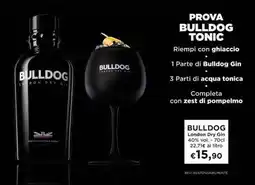 Coop BULLDOG LONDON DRY GIN offerta