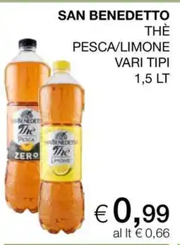 Coop SAN BENEDETTO THÈ offerta