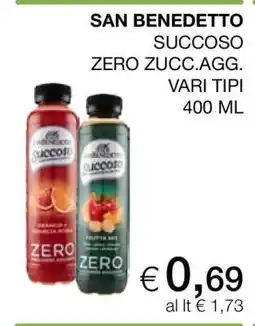 Coop SAN BENEDETTO Succoso Zero offerta