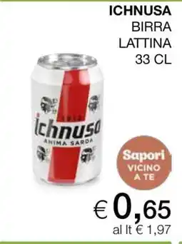 Coop ICHNUSA BIRRA LATTINA 33 CL offerta
