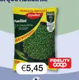 Coop Pisellini Findus offerta