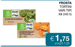 Coop FROSTA TORTINI VARI TIPI offerta