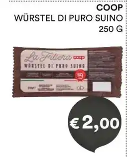Coop COOP Würstel di puro suino offerta