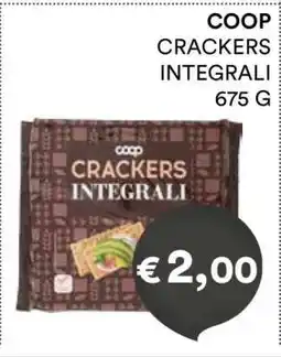 Coop COOP CRACKERS INTEGRALI offerta