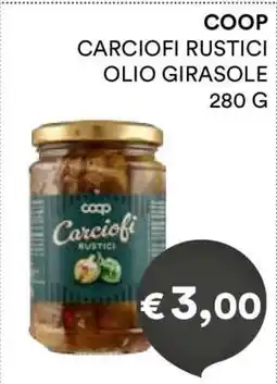 Coop COOP CARCIOFI RUSTICI OLIO GIRASOLE offerta