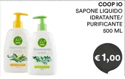 Coop COOP IO Sapone Liquido Idratante/Purificante 500 ml offerta